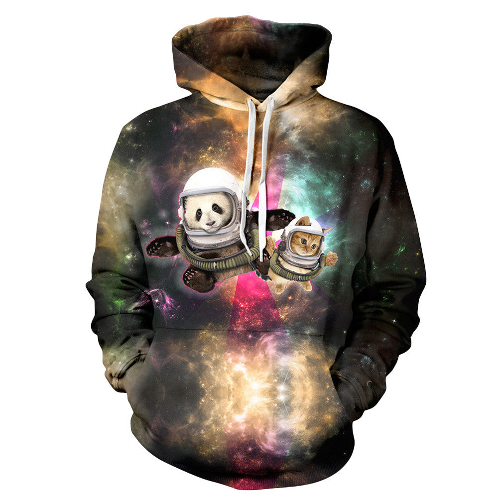 2016 New Fashion Couples Hoodies With Hood 3d Printed Pocket Sweatshirts Casual Long Sleeve Tops Sportswear Men/Women Tracksuit