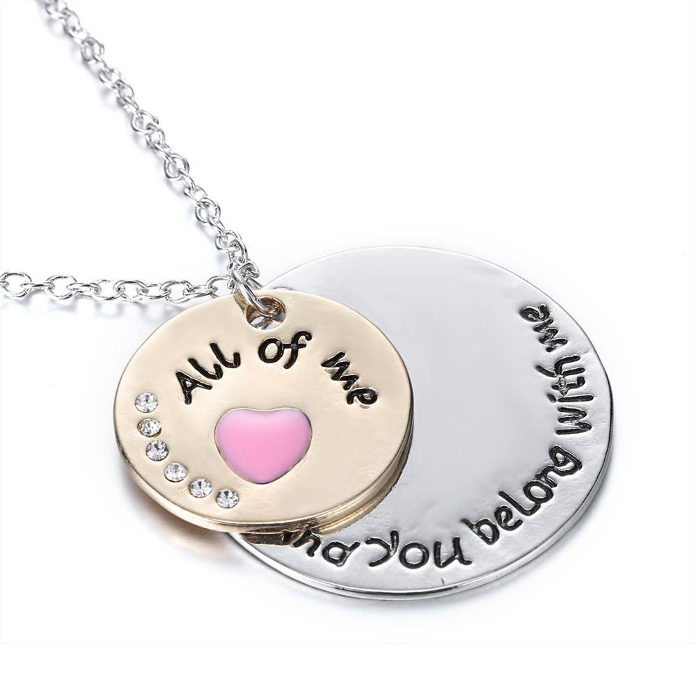 Engraved Love Necklace