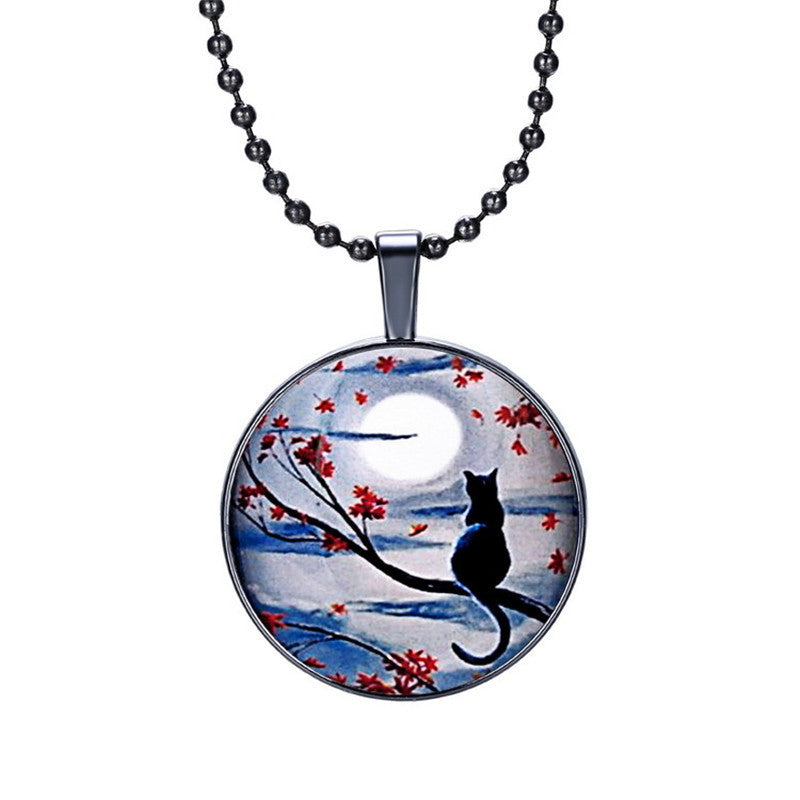 Cat in the Night Necklace