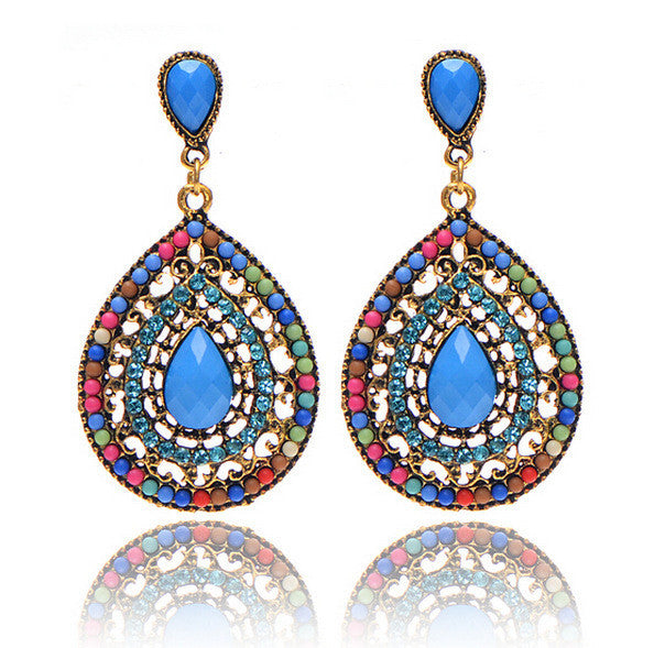 Bohemian style New Fashion  Earrings Unique Design Fashion Jewelry Wedding Gift 6 Colors