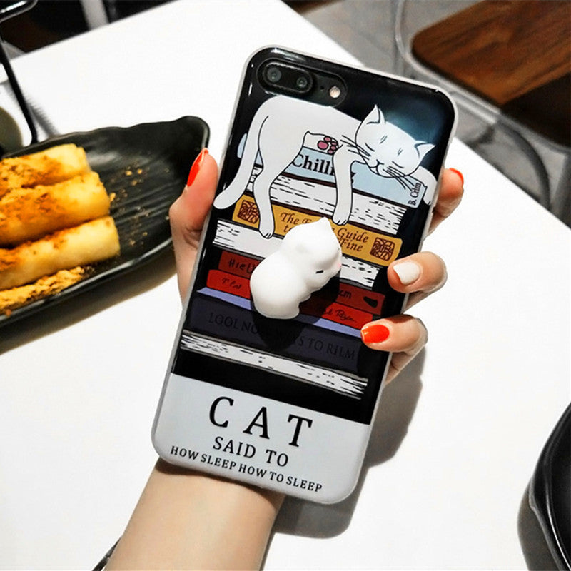 7 Color 3D Cartoon  Animal Mobile Phone Shell
